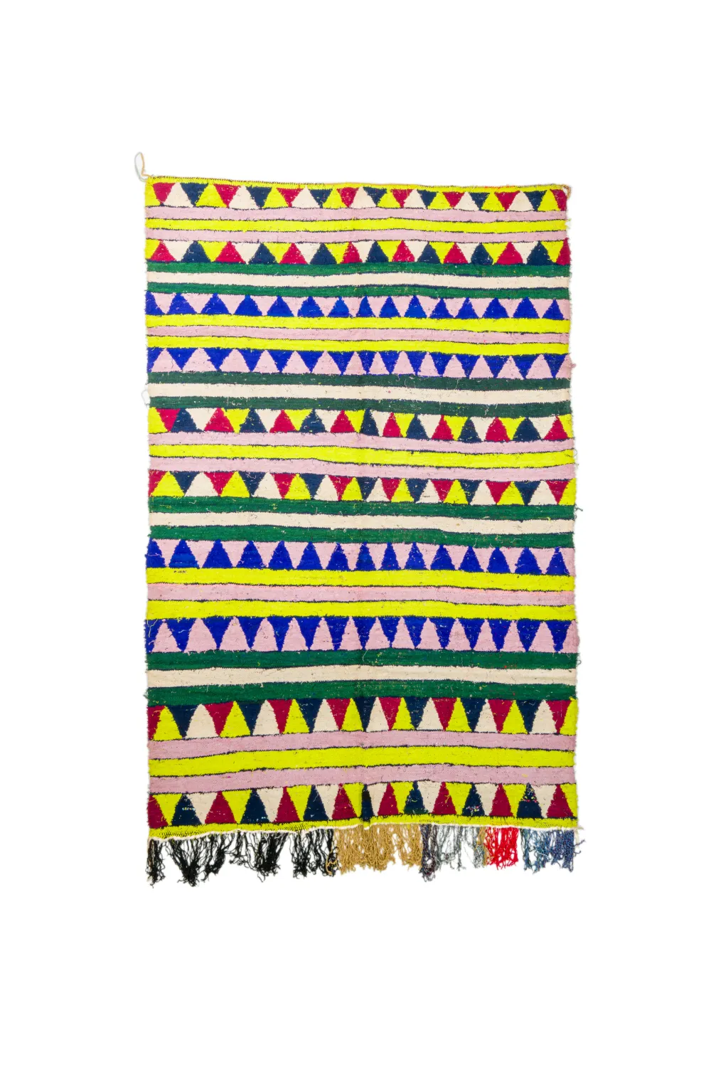 Marokkolainen Kilim matto Boucherouite 170 x 255 cm