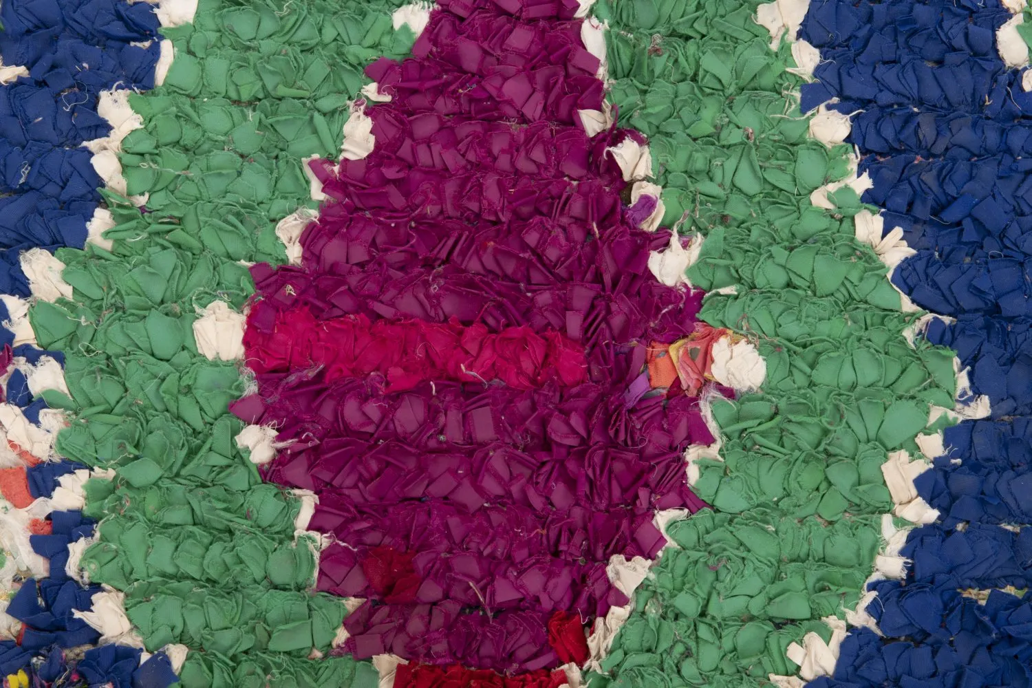 Marokkolainen Kilim matto Boucherouite 295 x 150 cm