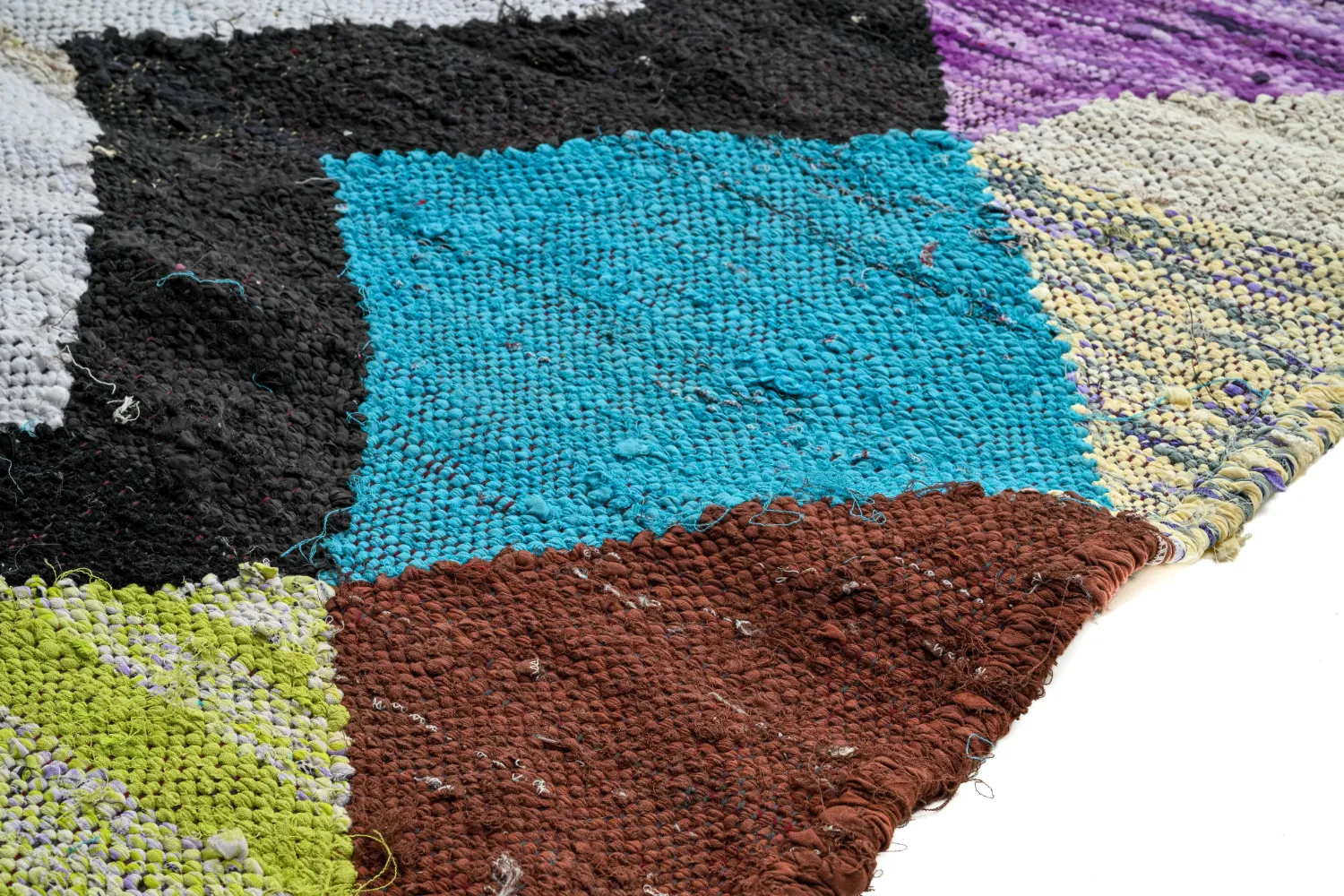 Marokkolainen Kilim matto Boucherouite 155 x 290 cm