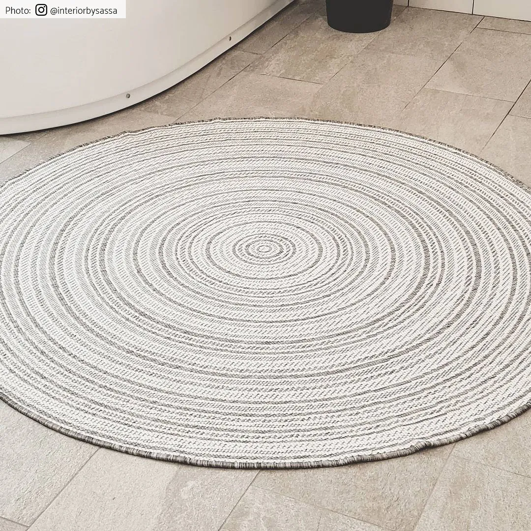 Pyöreät matot - Brussels Weave (harmaa)