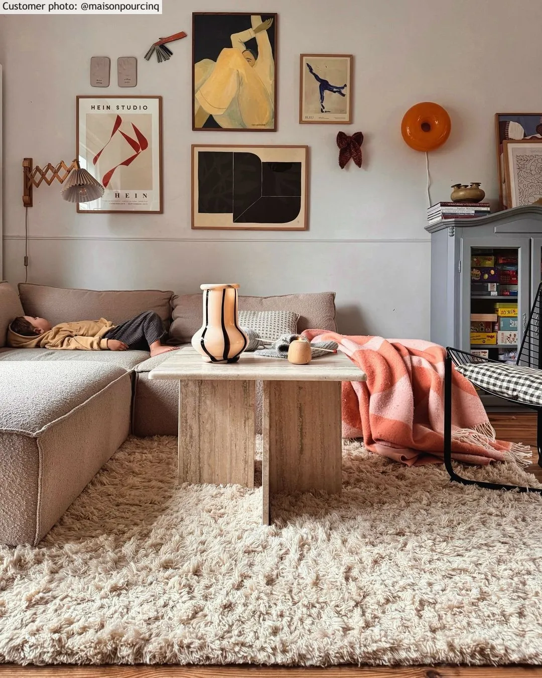 Villamatto - Aliste Wool Shaggy (alabaster gleam)