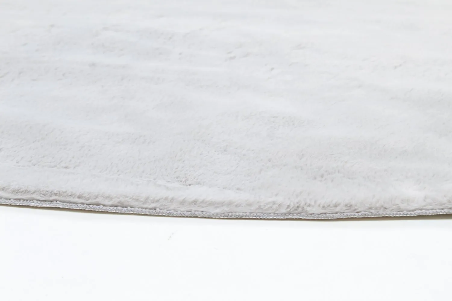 Pyöreä matot - Aranga Super Soft Fur (harmaa)