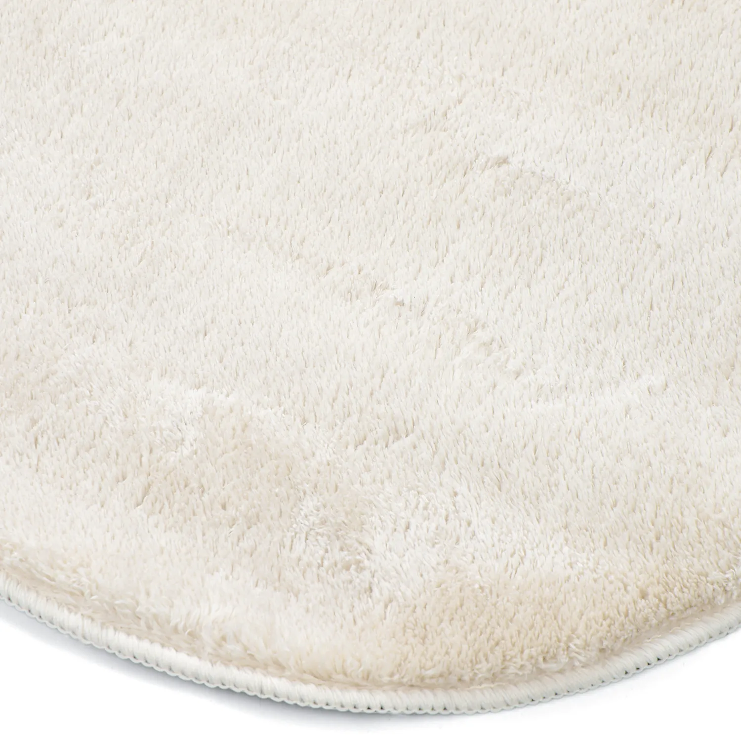 Epäsymmetrinen Aaltokuvioinen Ryijymatto - Aranga Super Soft Fur (beige)