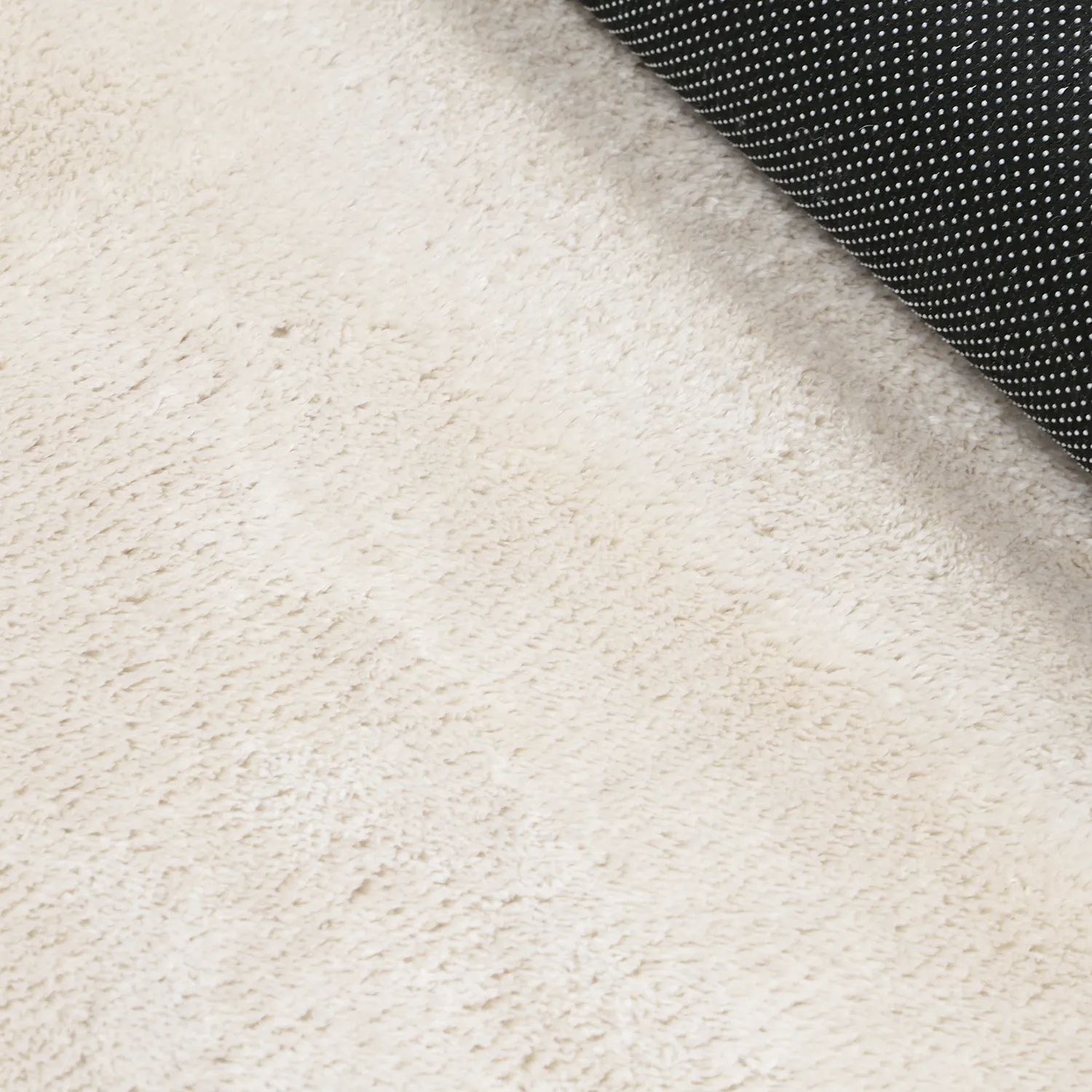 Epäsymmetrinen Aaltokuvioinen Ryijymatto - Aranga Super Soft Fur (beige)