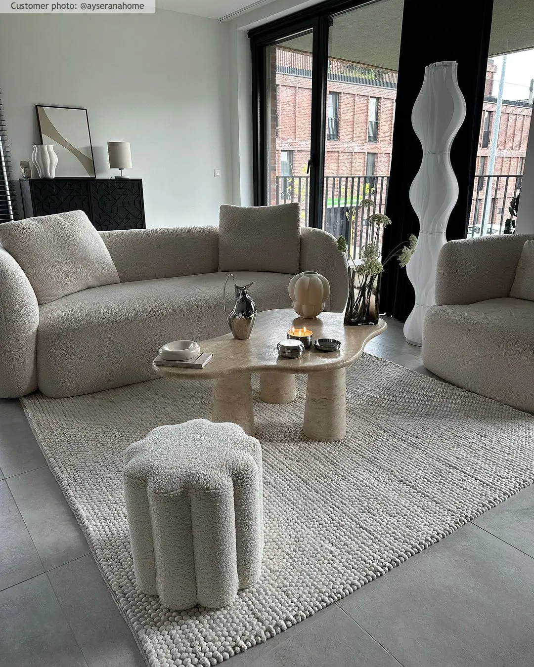 Villamatto - Avafors Wool Bubble (beige)