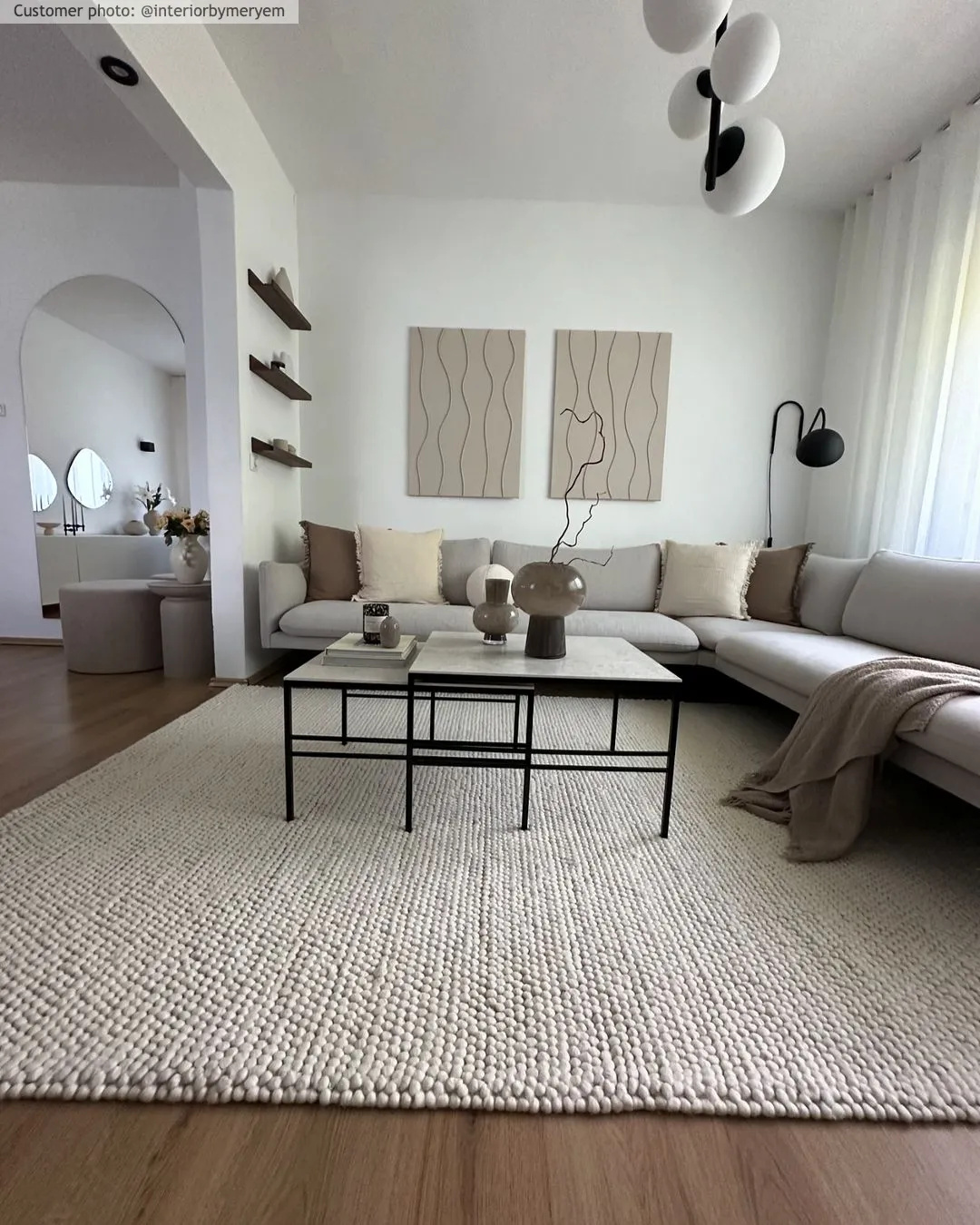 Villamatto - Avafors Wool Bubble (beige)