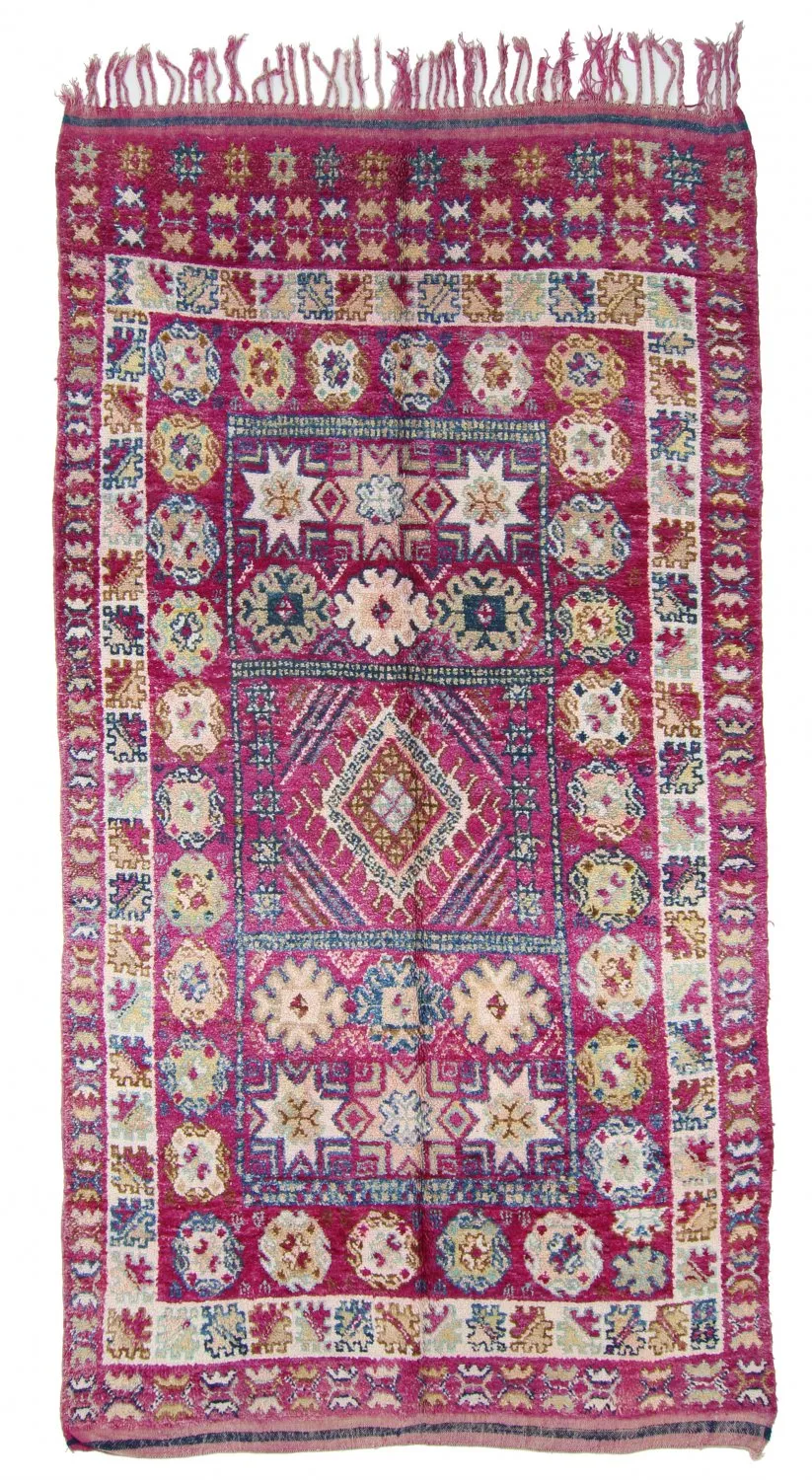 Marokkolainen Kilim matto Azilal 370 x 190 cm