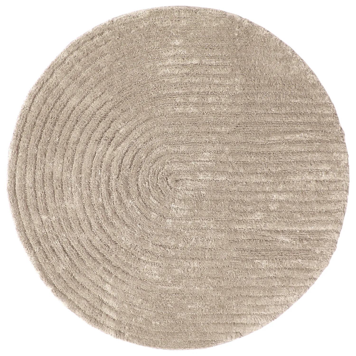 Pyöreä kylpyhuonematto - Evena (beige)