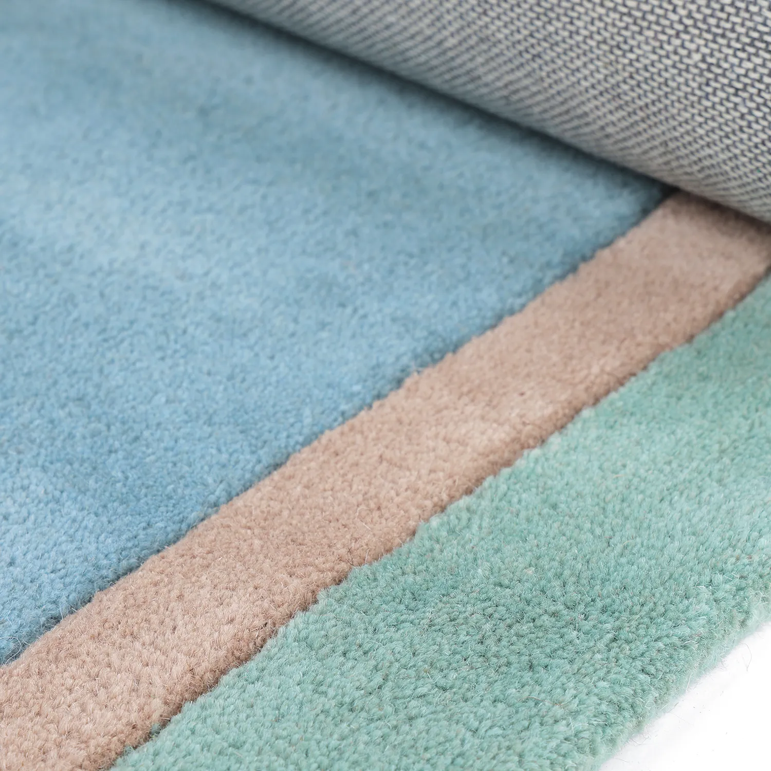 Lastenmatto - Giraffe Hand Tufted Wool Premium (vaaleansininen/multi)