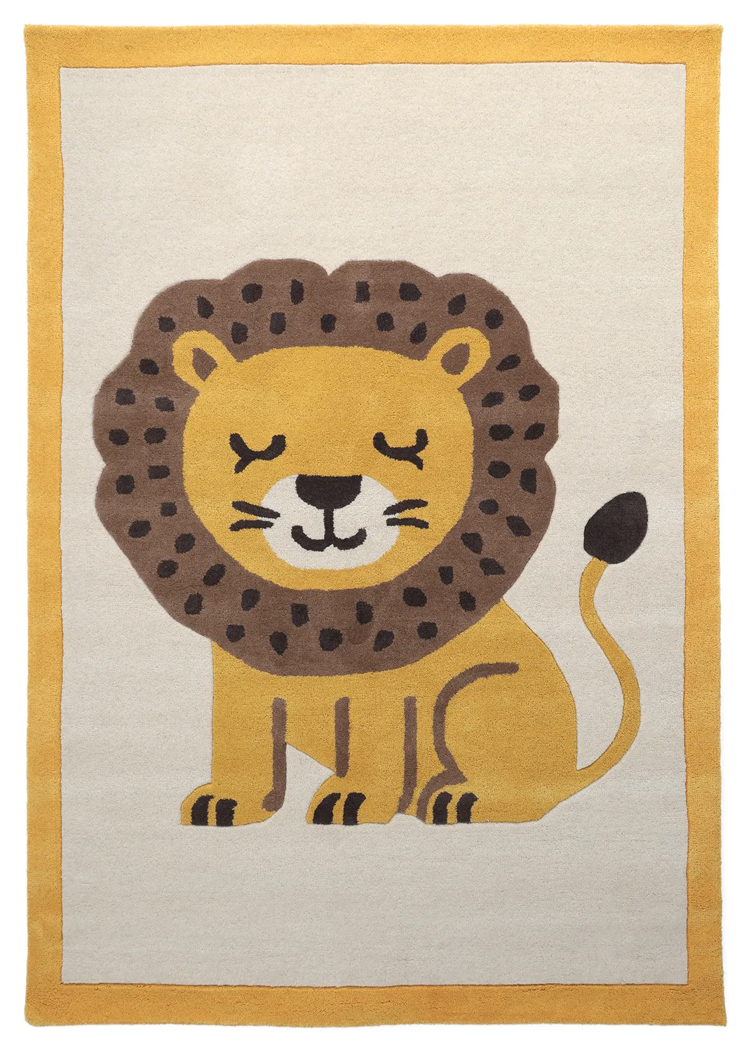Lastenmatto - Lion Hand Tufted Wool Premium (beige/multi)
