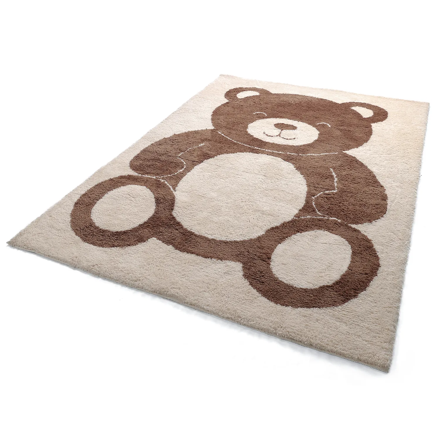 Lastenmatto - Soft Teddybear (kerma/ruskea)