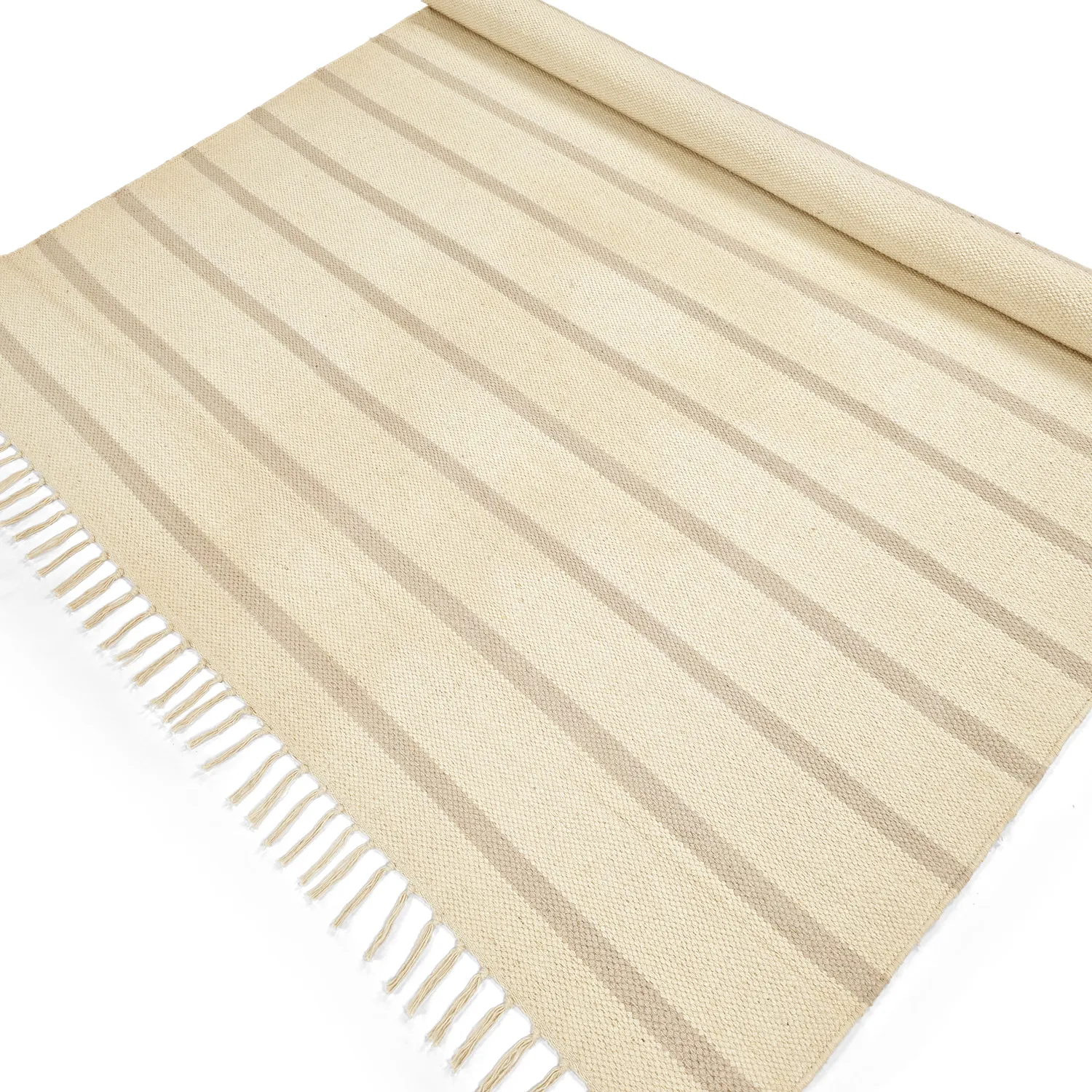 Puuvilla matto - Helle (offwhite/harmaa)
