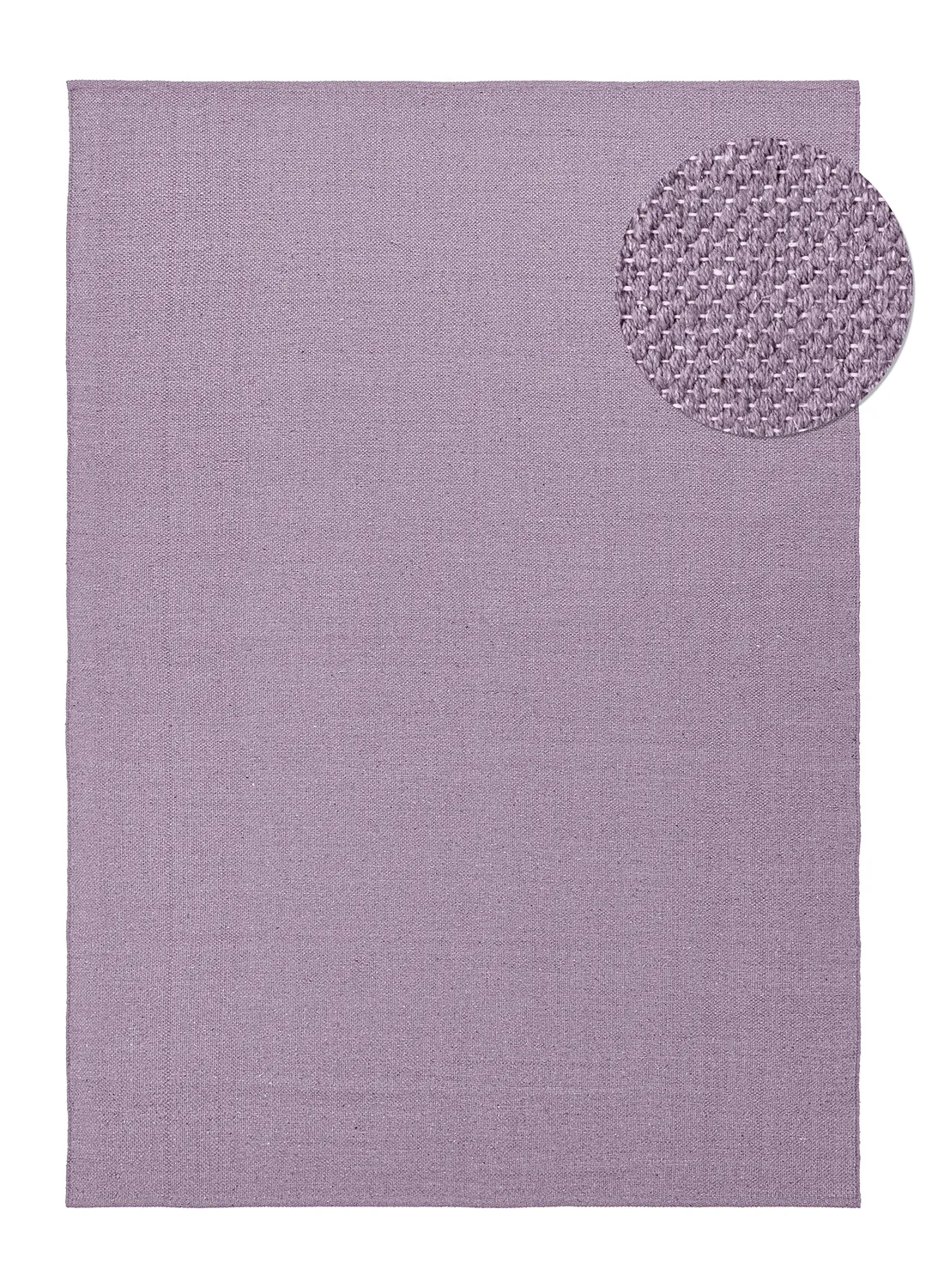 Puuvilla matto - Rigolet (vaalea violetti)
