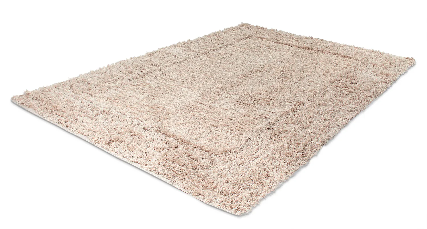 Ryijymatot - Aline Natural Cotton Shaggy (beige)