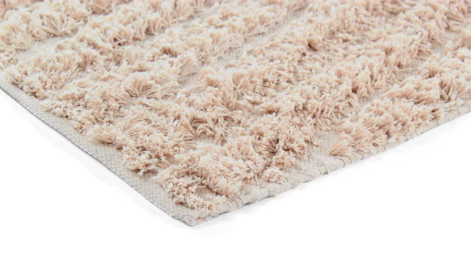 Ryijymatot - Indra Natural Cotton Shaggy (beige)