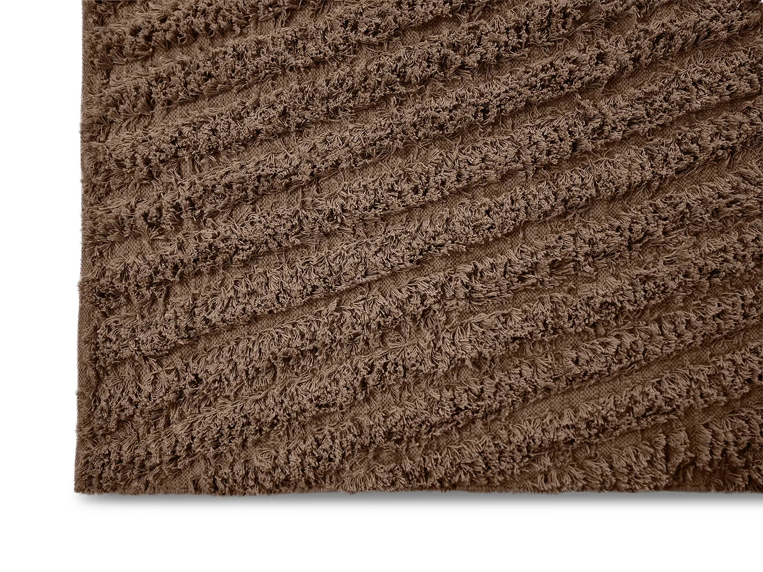 Ryijymatot - Kendra Natural Cotton Shaggy (ruskea)