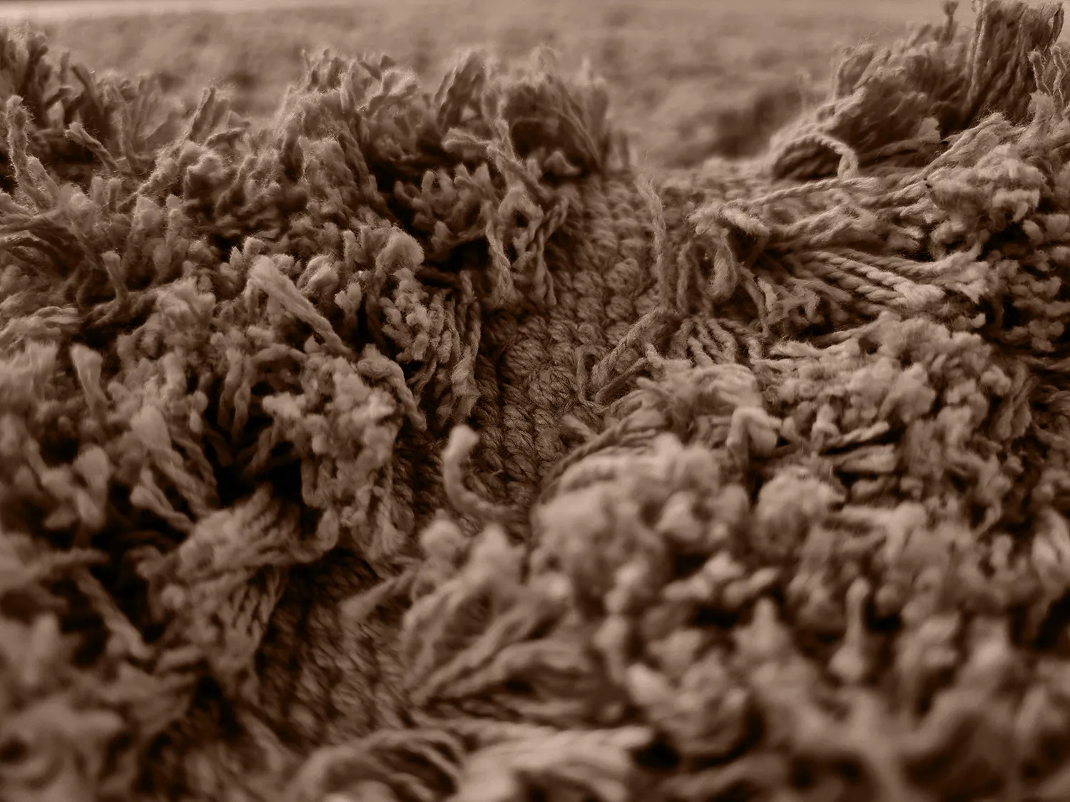 Ryijymatot - Kendra Natural Cotton Shaggy (ruskea)