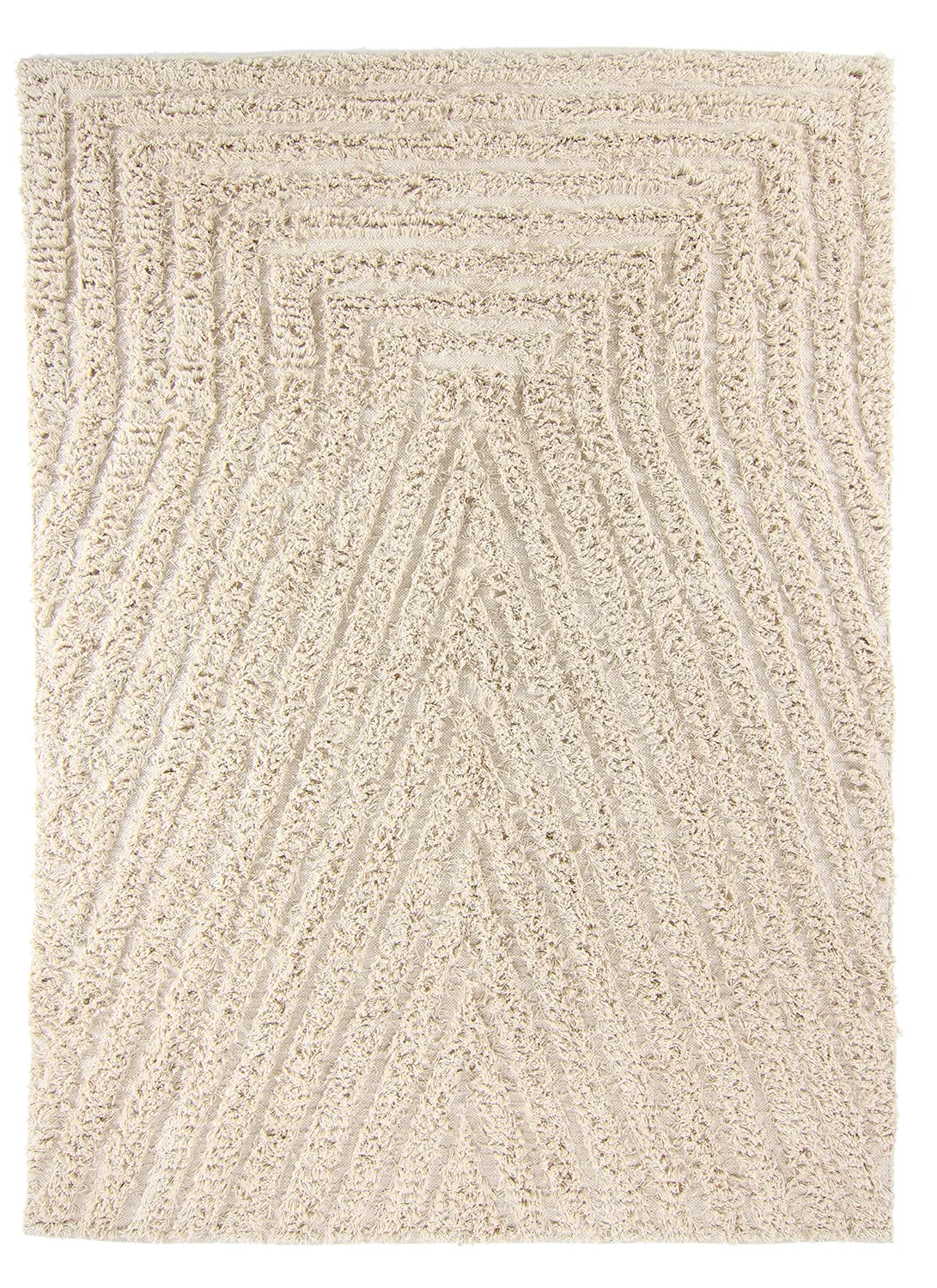 Ryijymatot - Kendra Natural Cotton Shaggy (nature)