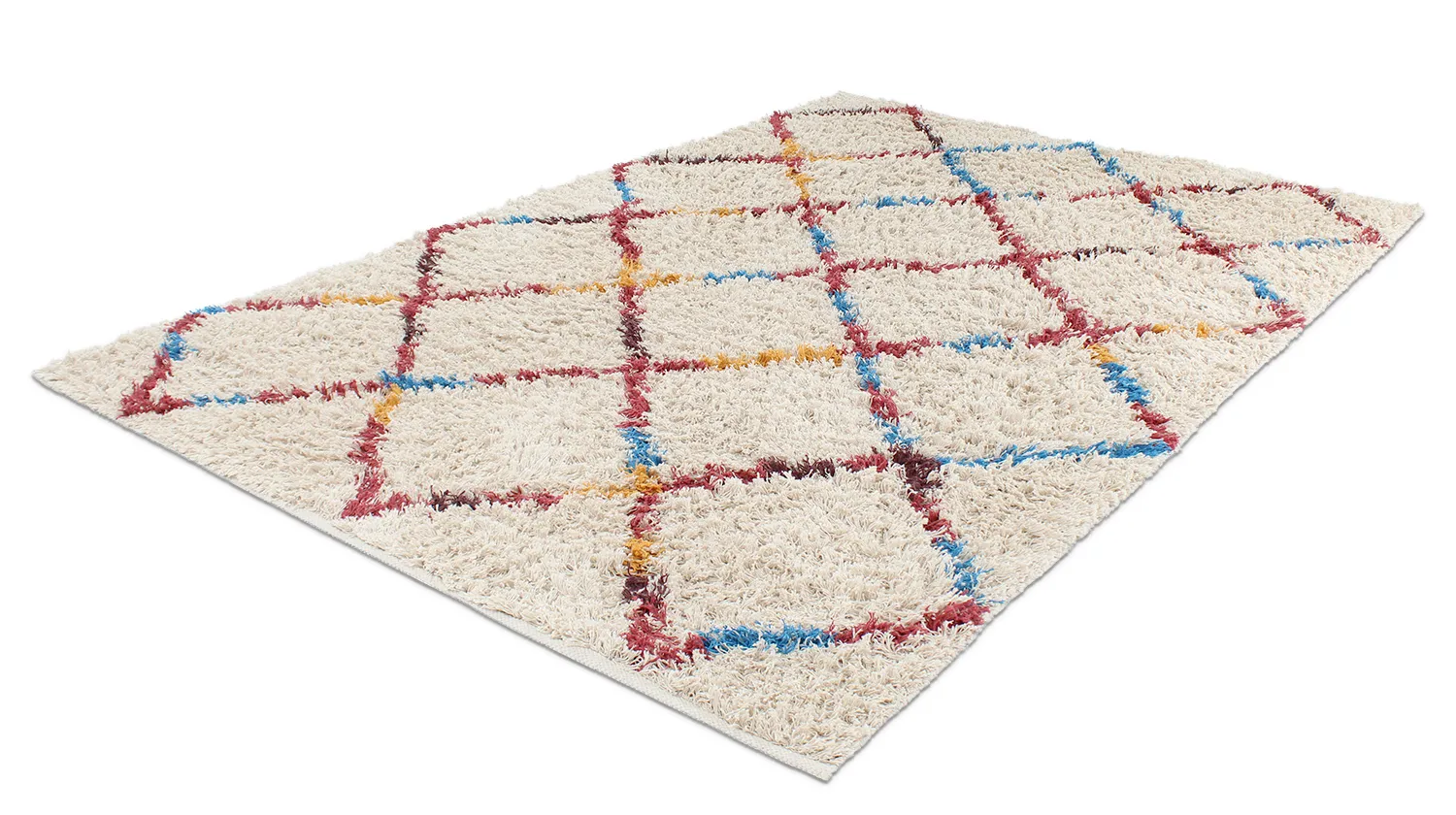 Ryijymatot - Maeron Natural Cotton Shaggy (multi)