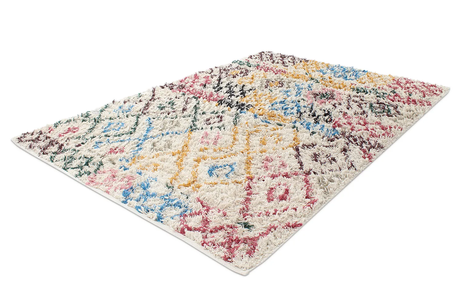 Ryijymatot - Maloney Natural Cotton Shaggy (multi)