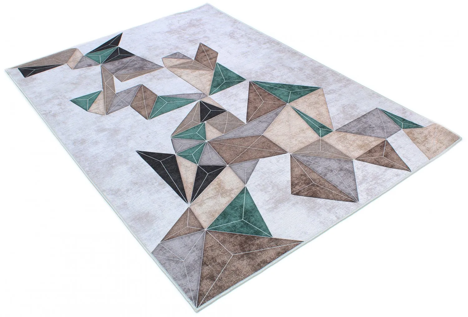 Wilton-matto - Feres (harmaa/beige/multi)