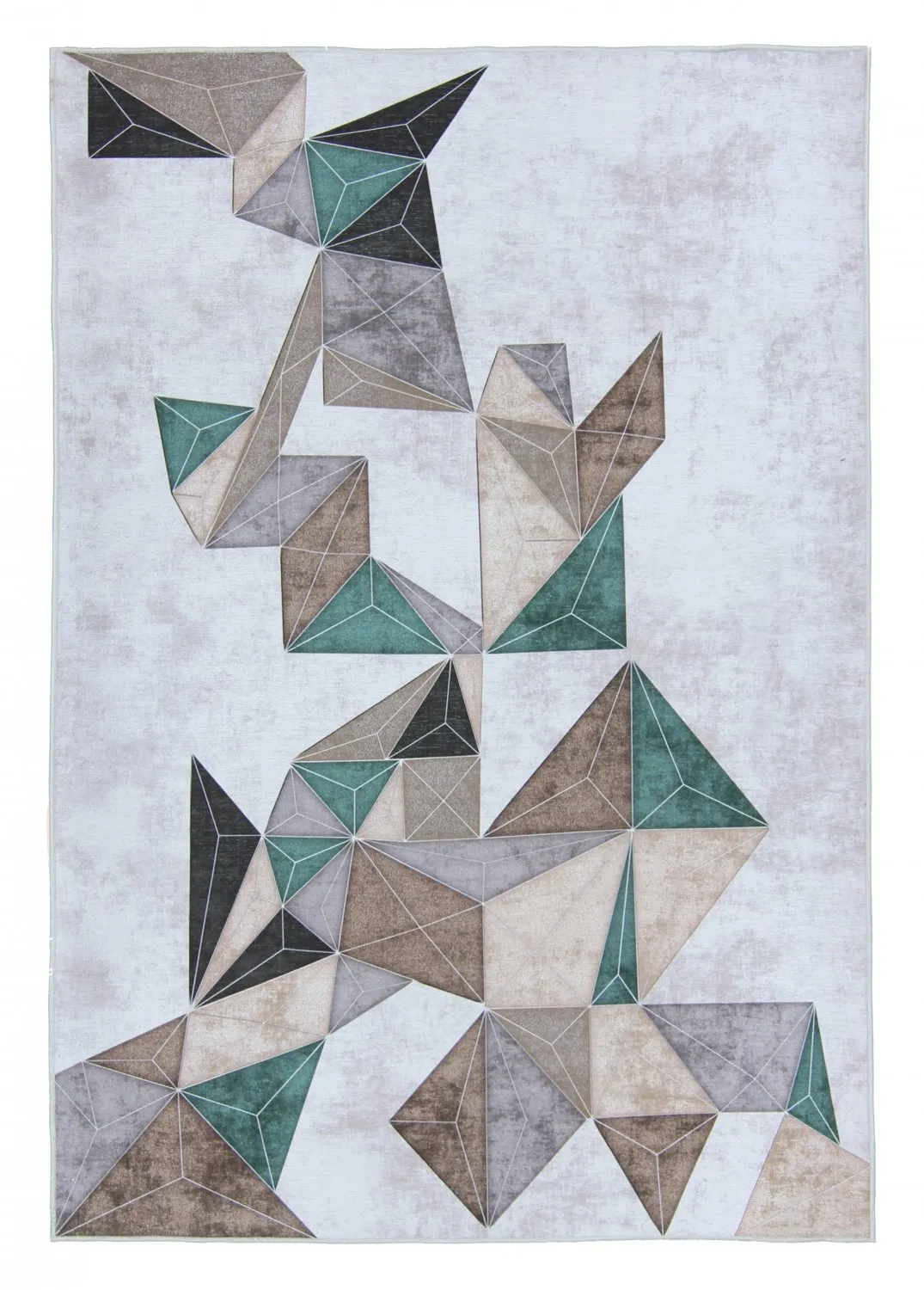 Wilton-matto - Feres (harmaa/beige/multi)