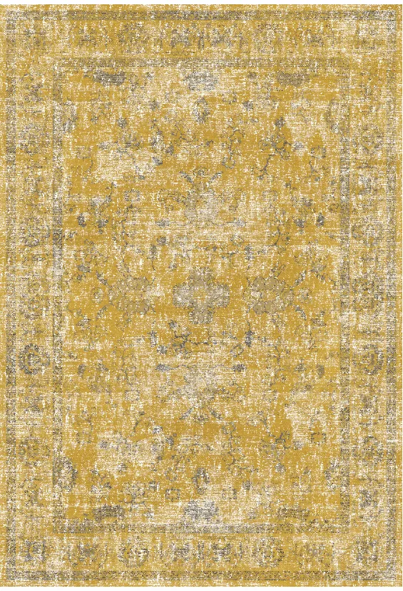 Wilton-matto - Gombalia (keltainen)