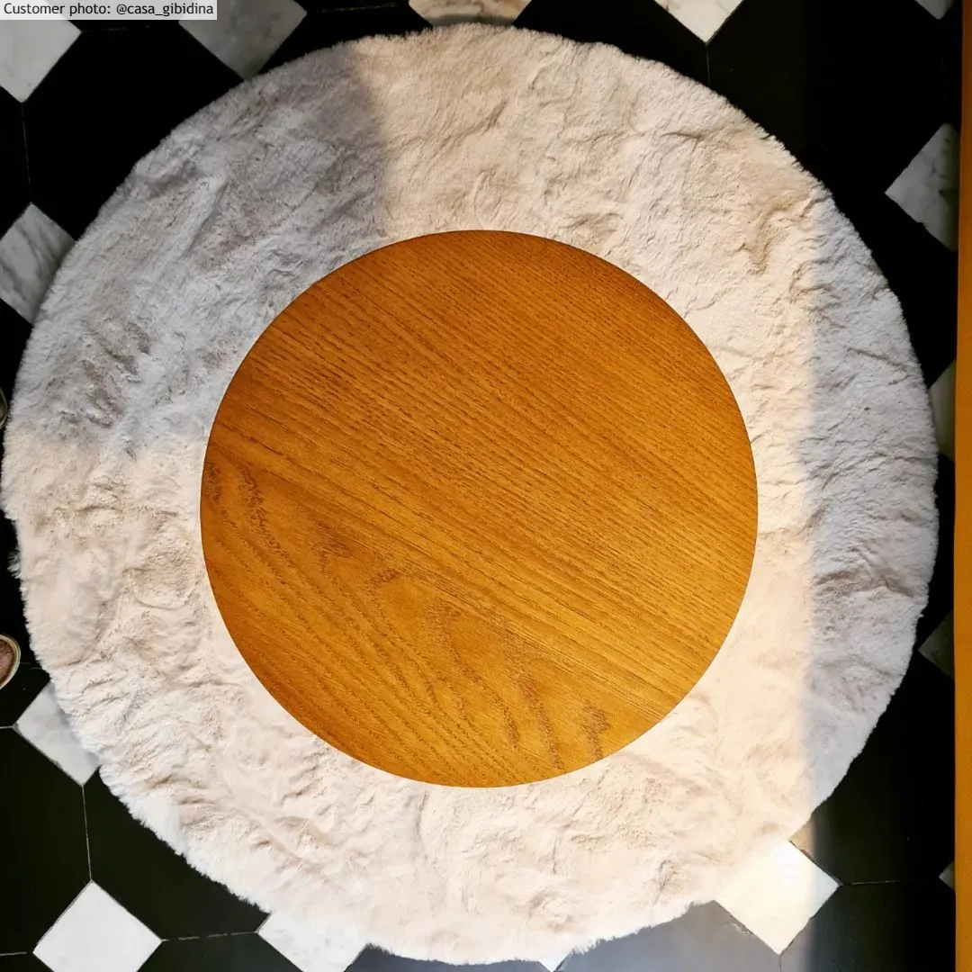 Pyöreä matot - Cloud Super Soft (offwhite)