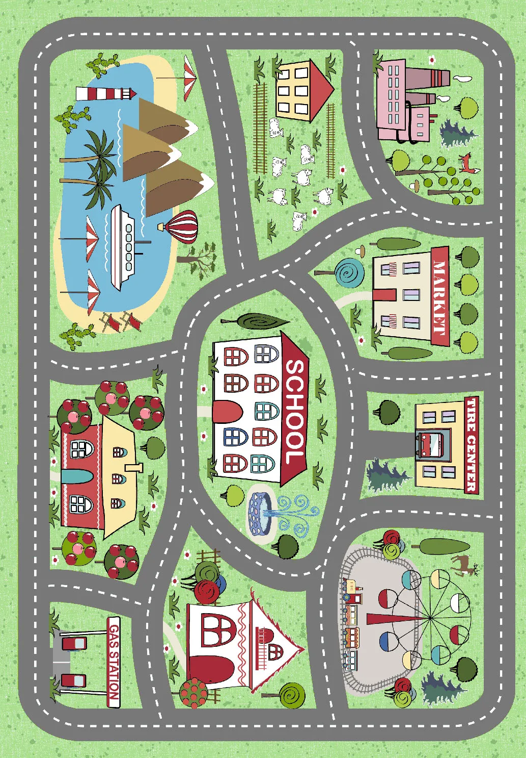 Lastenmatto - City Town (multi)