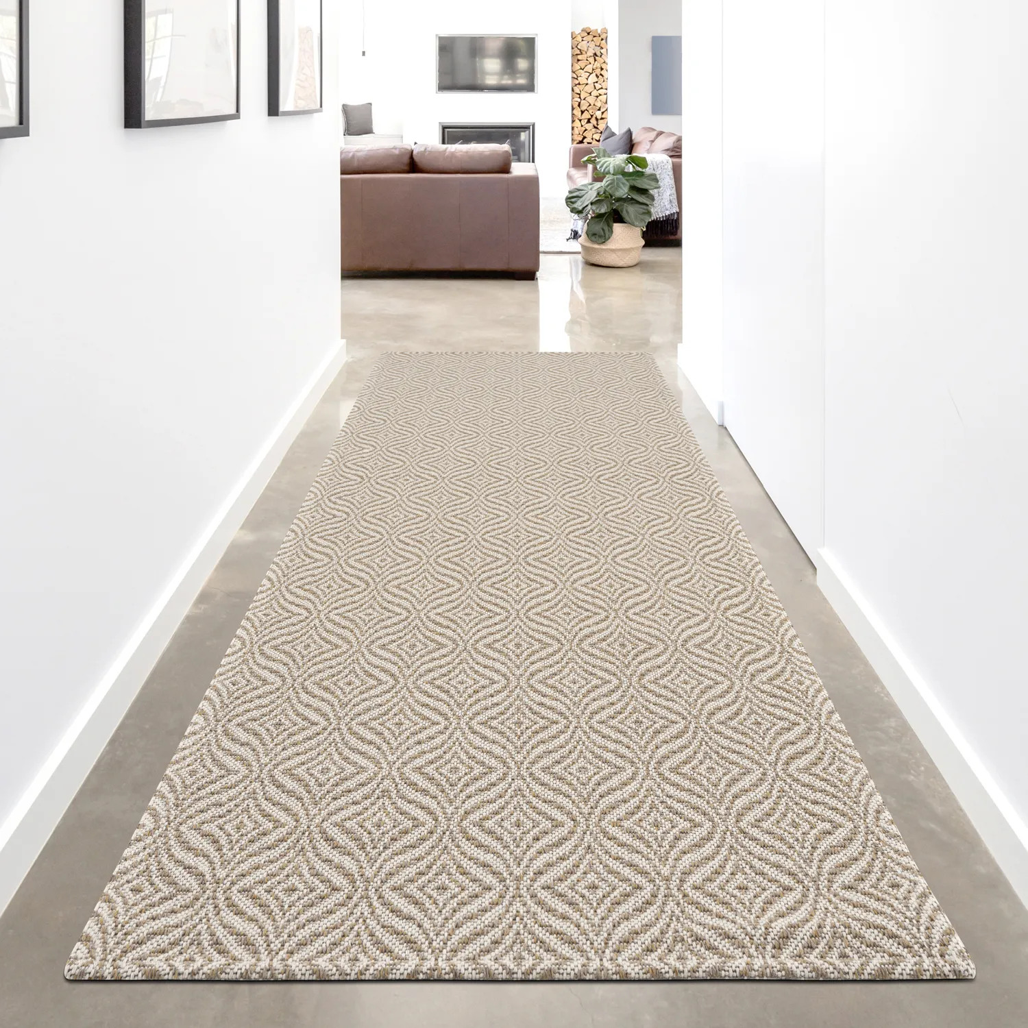 Wilton-matto - Hvitanes (beige)