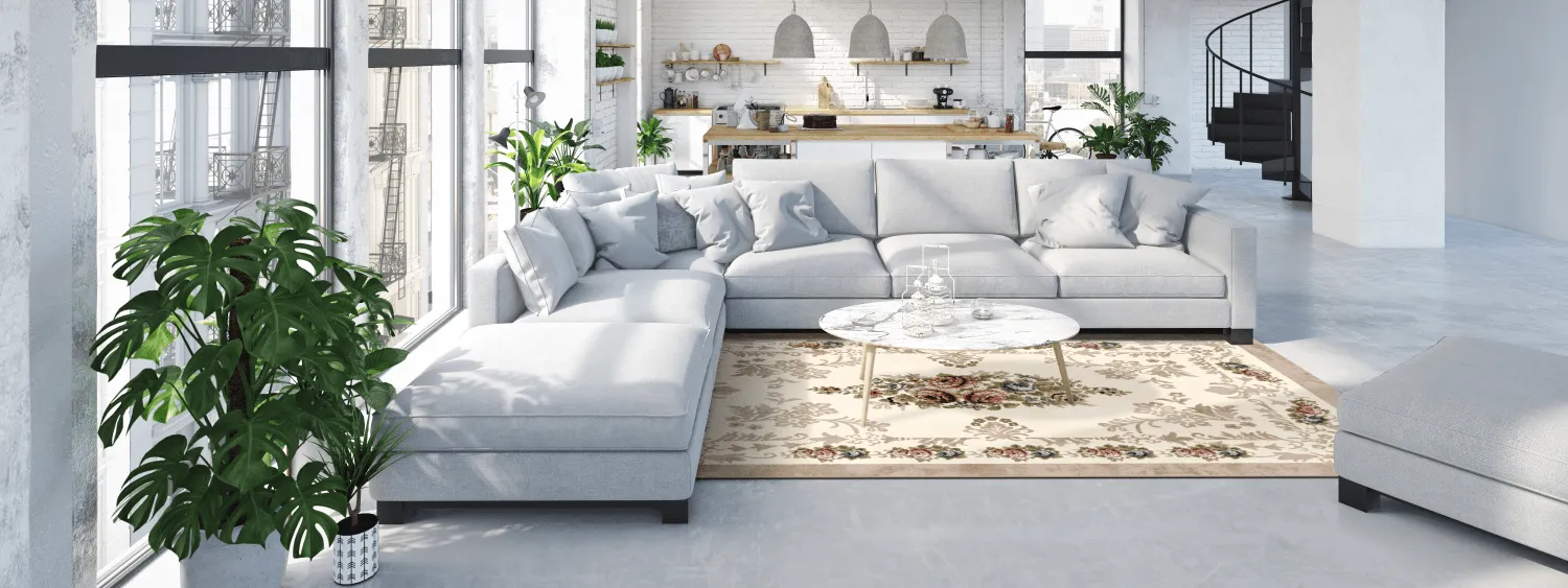 Wilton-matto - Delpha (beige/multi)