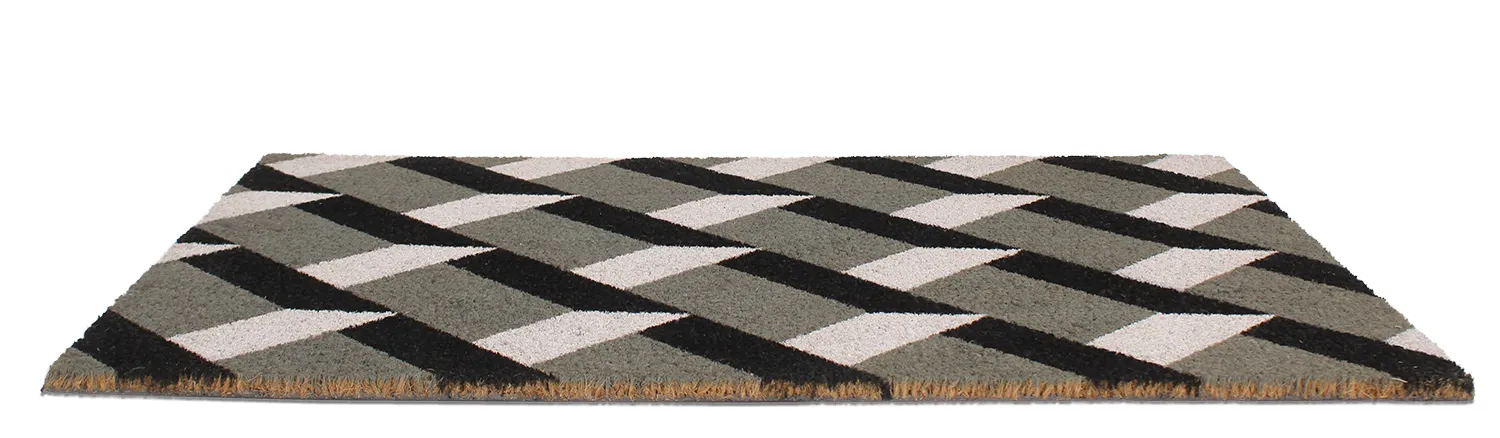 Oven matto - Paisley (harmaa)