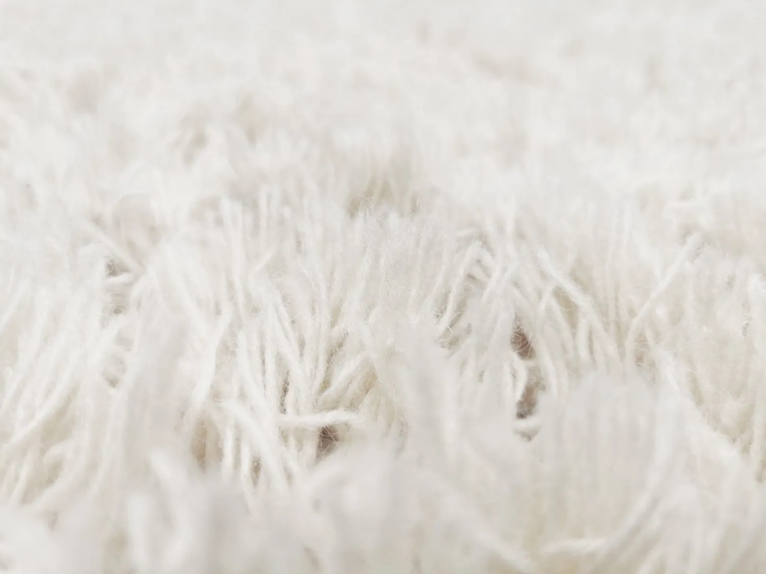 Villamatto - Aliste Wool Shaggy (snow white)