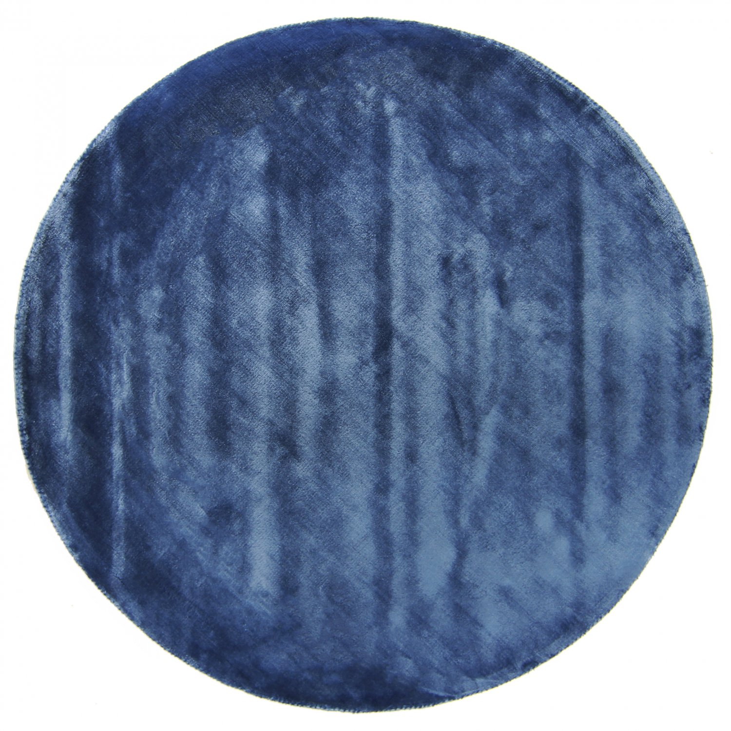 Pyöreä matto - Jodhpur Special Luxury Edition Viskoosi (sininen)