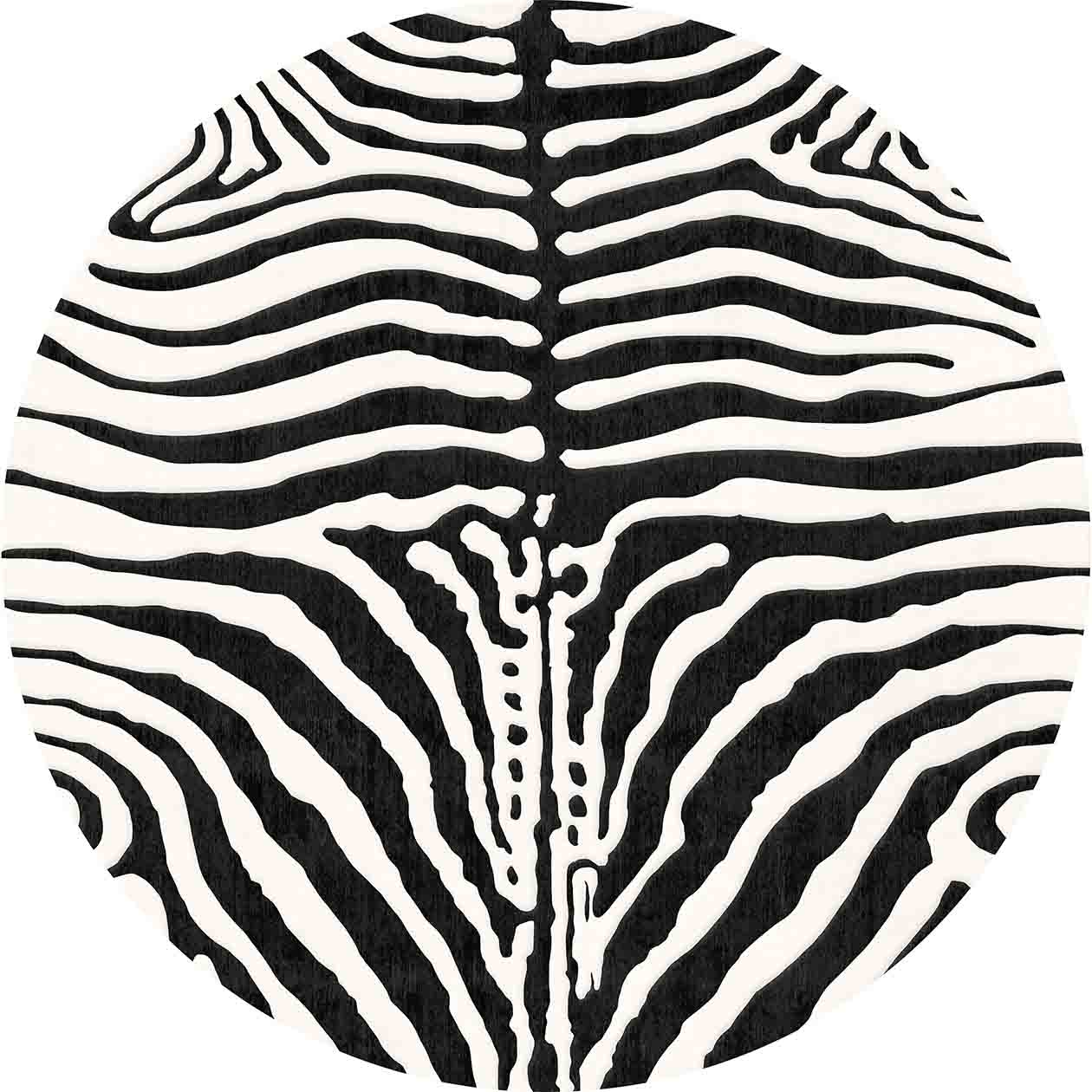 Pyöreät matot - Zebra