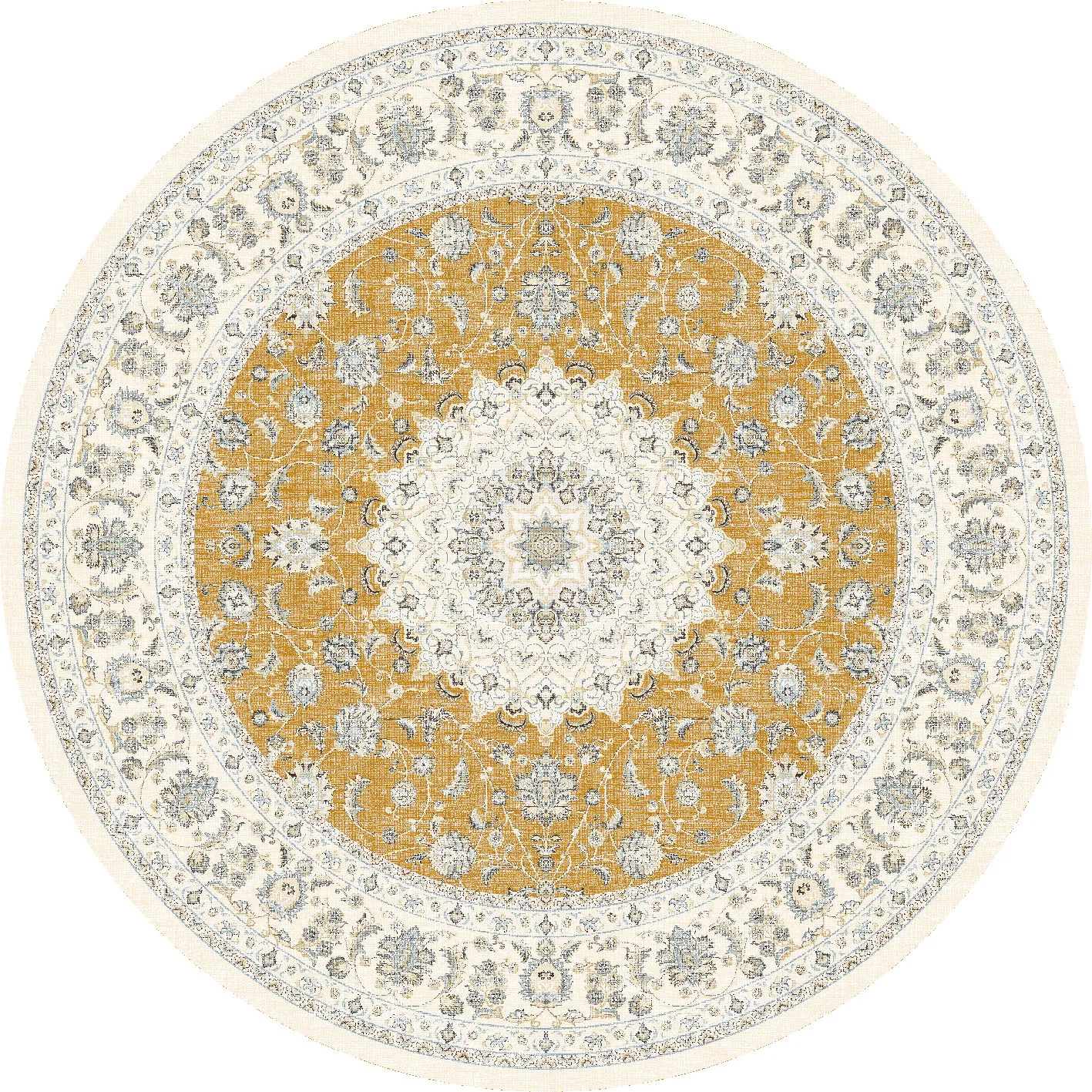 Pyöreät matot - Arabella (ochre)