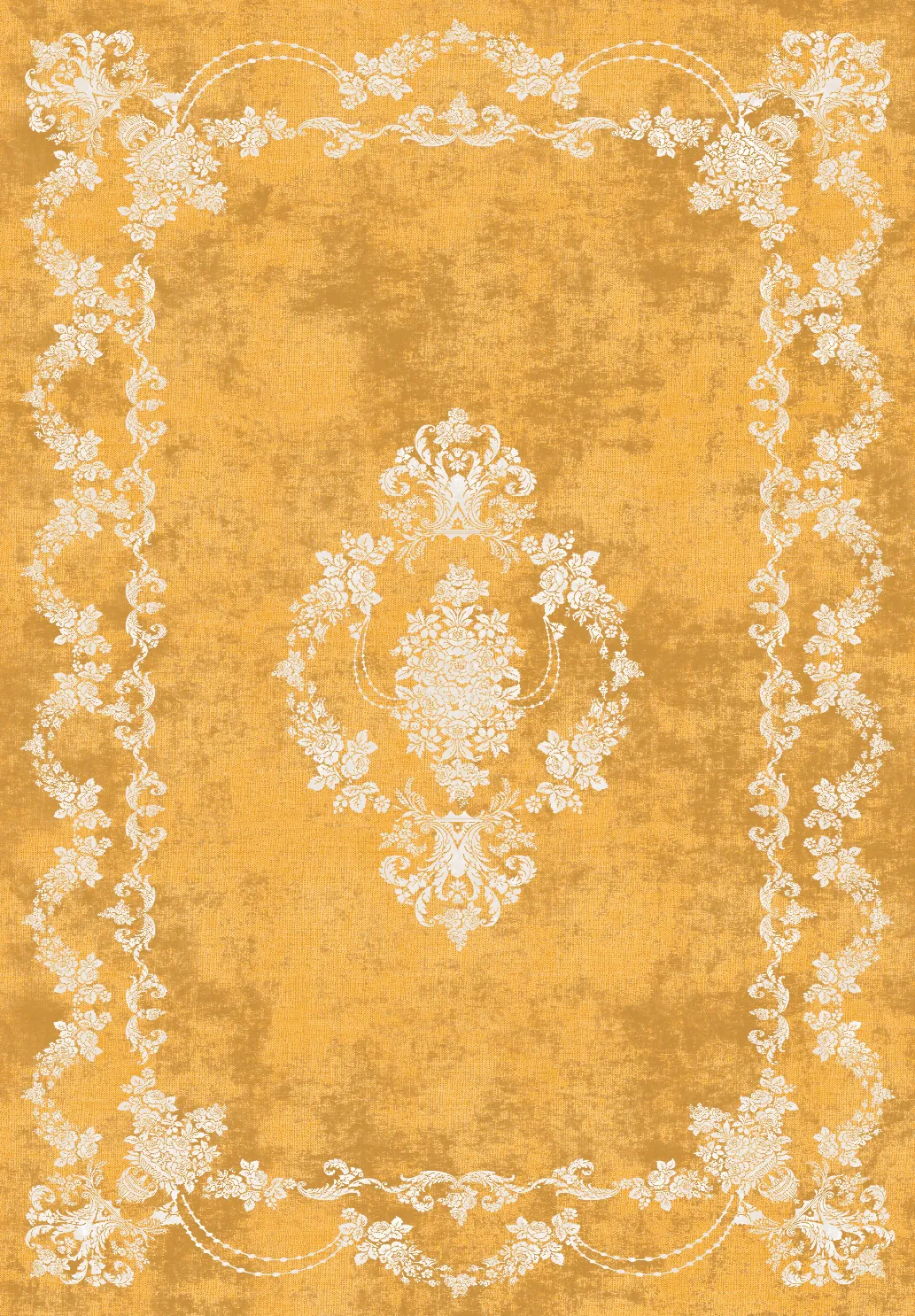 Wilton-matto - Taknis (ochre)