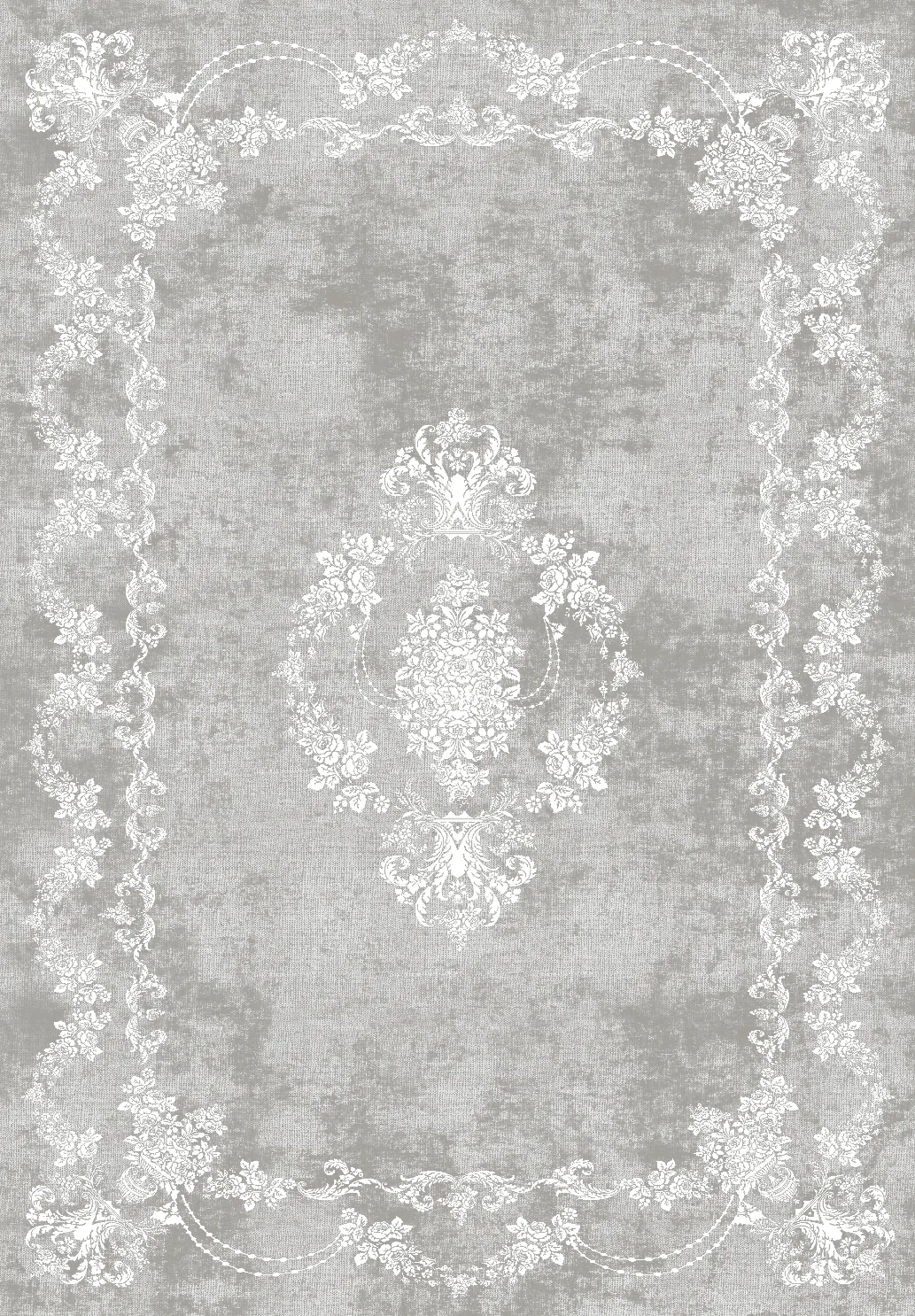 Wilton-matto - Taknis (harmaa)