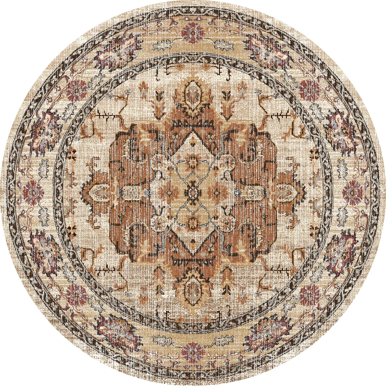 Pyöreät matot - Siliana (beige)