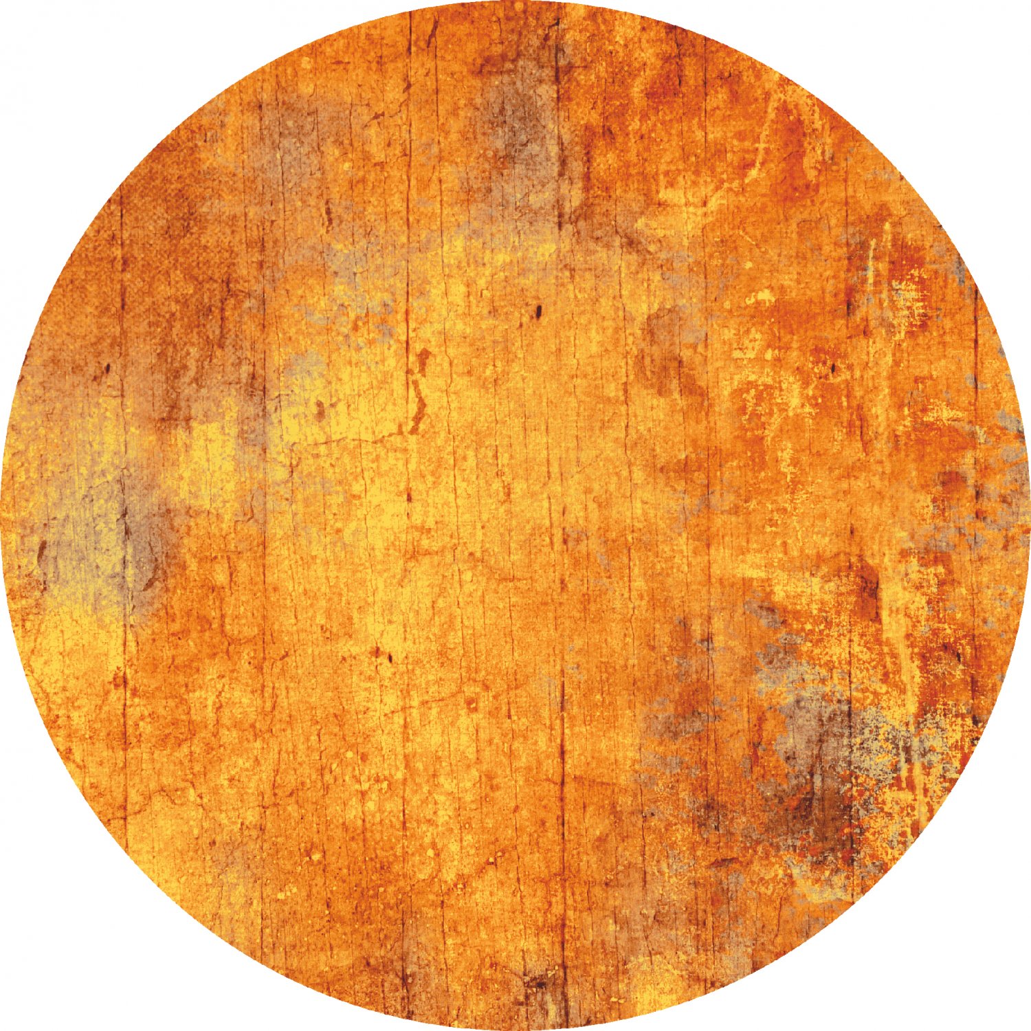 Pyöreät matot - Cesano (oranssi)