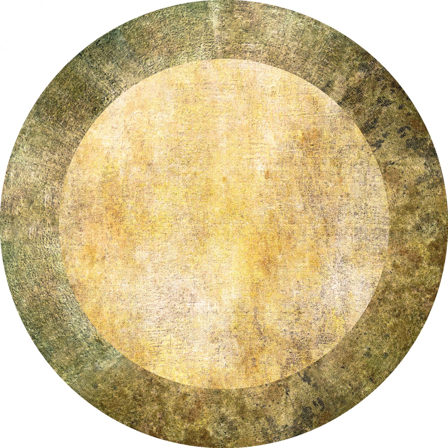 Pyöreät matot - Campana (beige/keltainen)