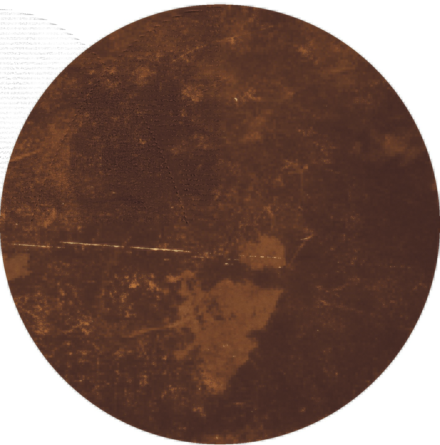 Pyöreät matot - Zahora (ruskea)