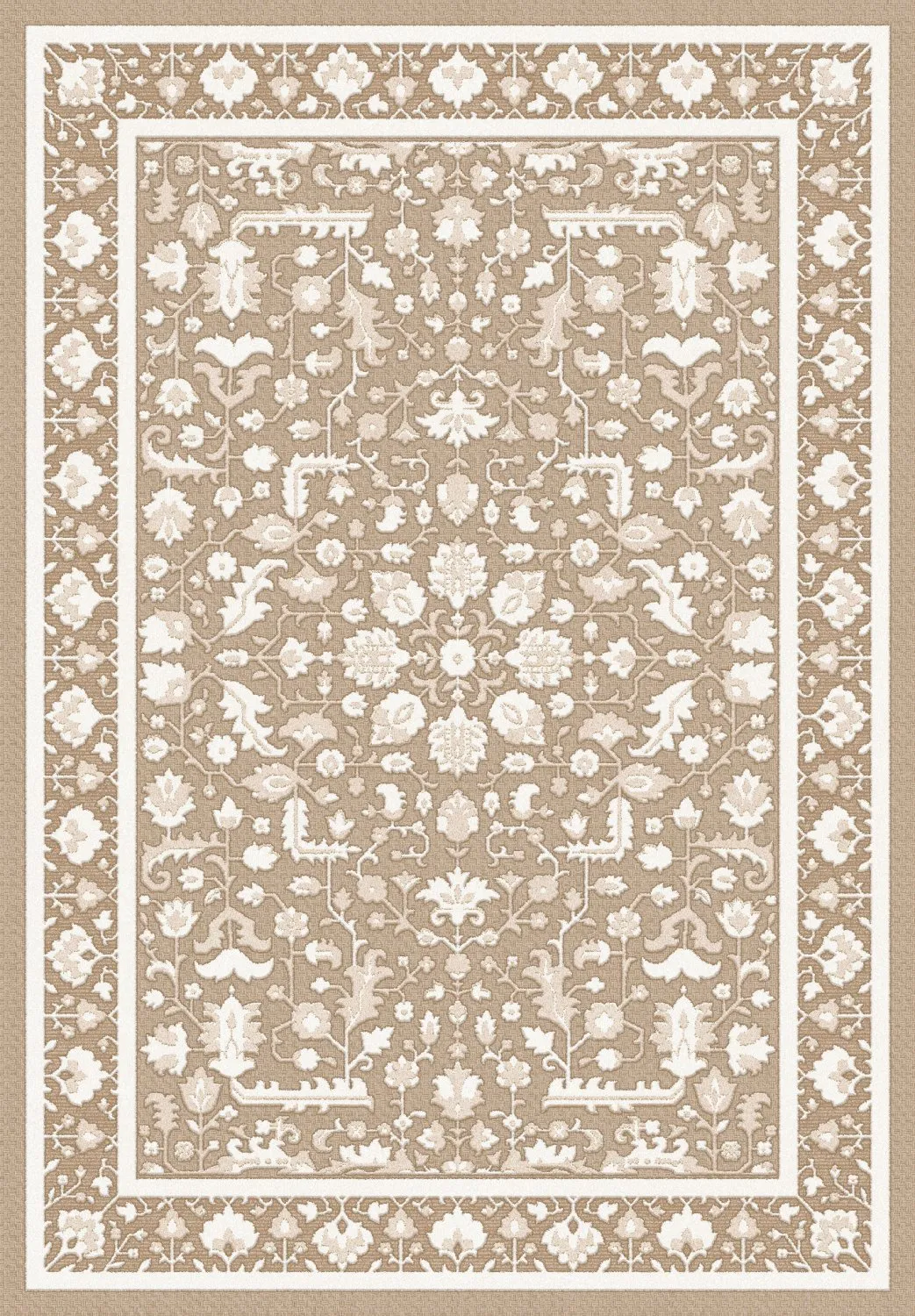 Wilton-matto - Ember (beige/offwhite)