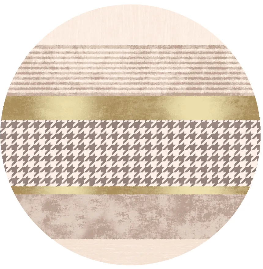 Pyöreät matot - Esme (beige/multi)