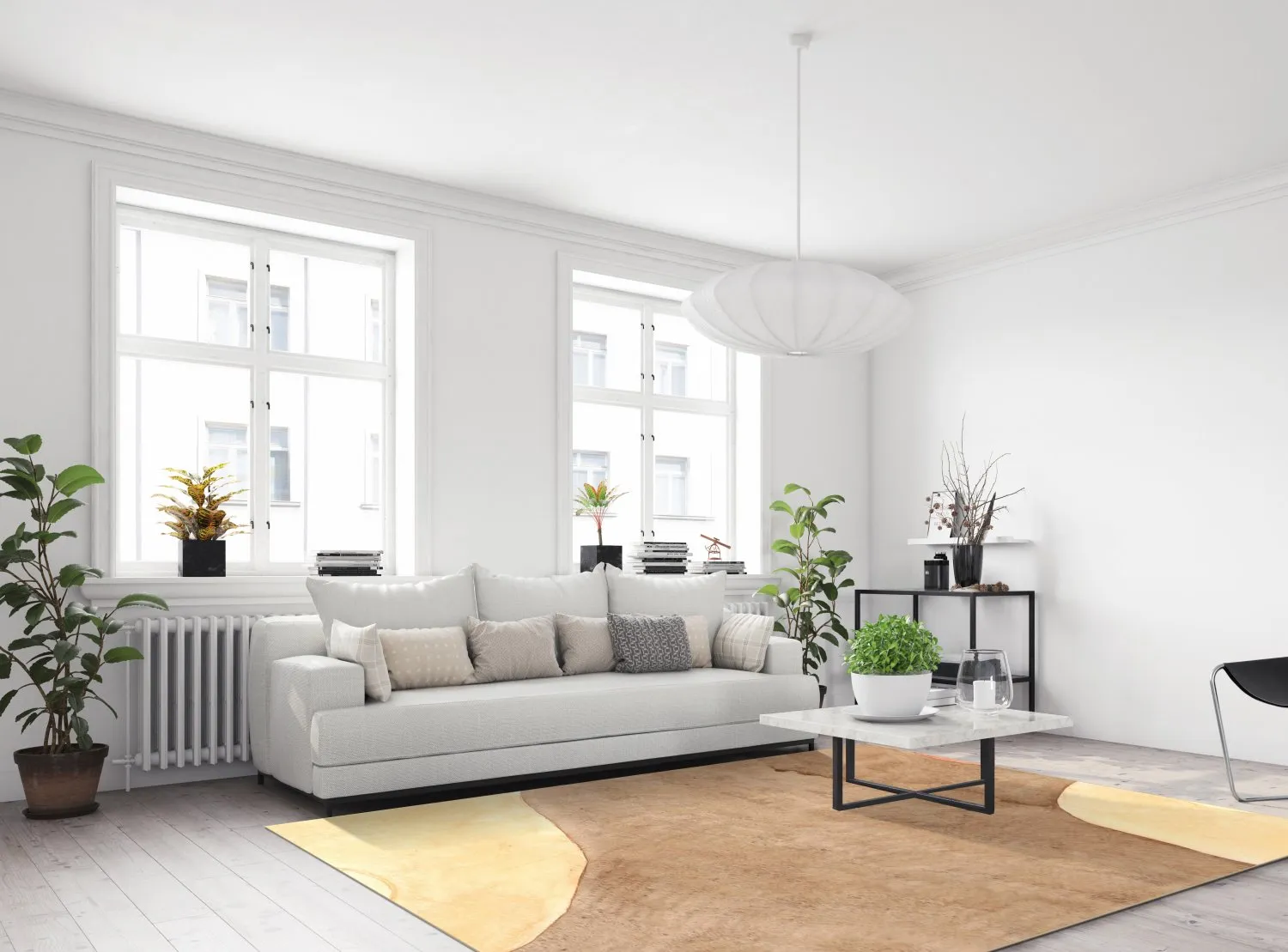 Wilton-matto - Nisa (ruskea/beige)