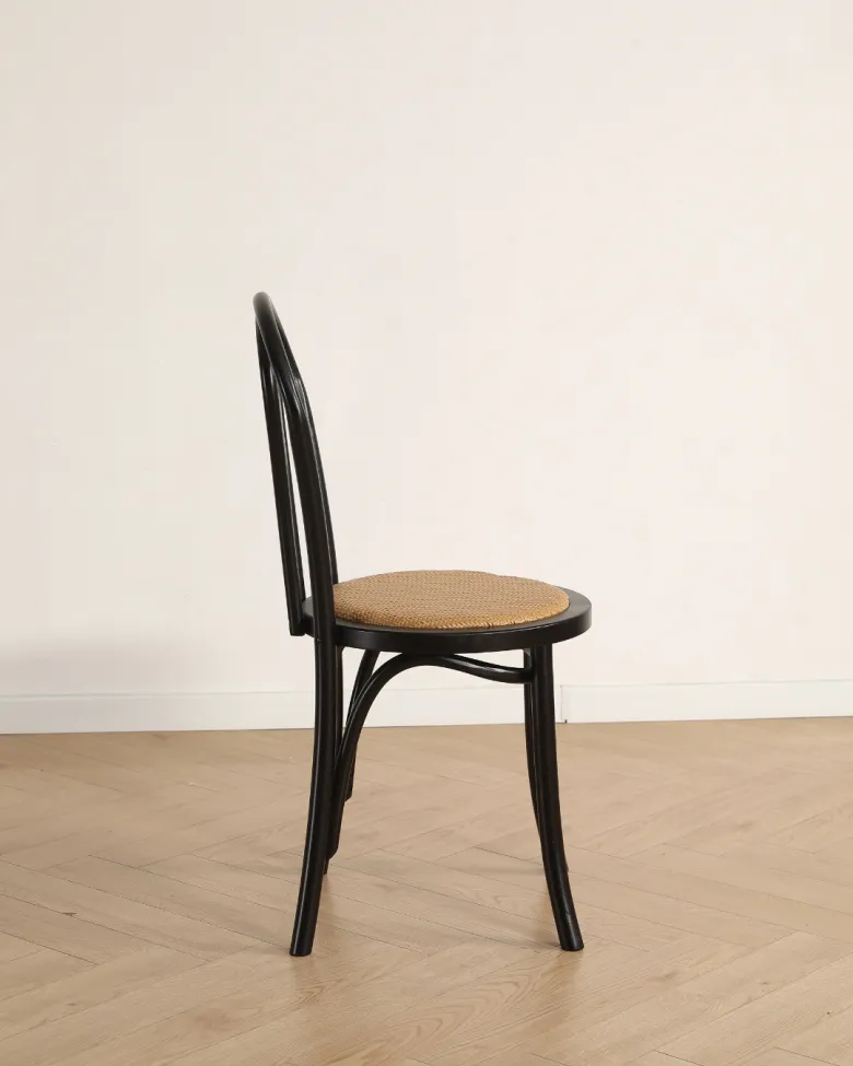 Tuoli - Bistro (rottinki/musta) - 2 kpl