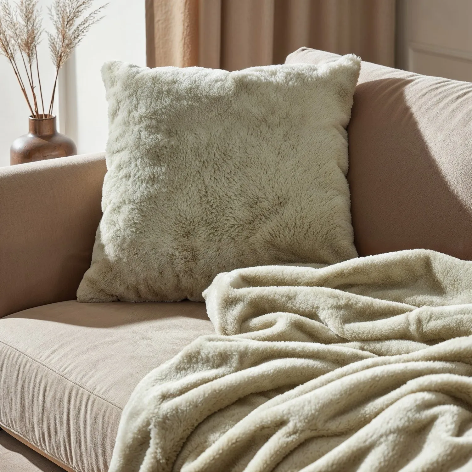 Viltit - Aranga Super Soft Throw (vaaleanvihreä)