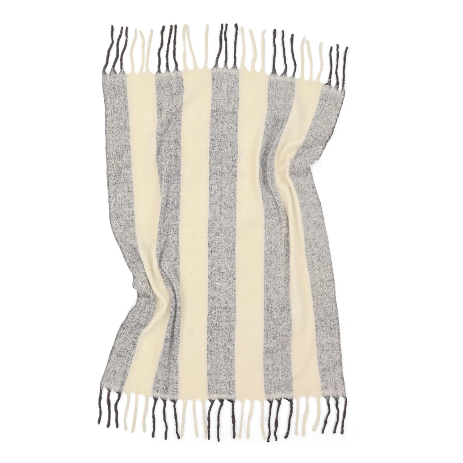 Viltit - Villasekoiteplaid - Beatriz Stripe (musta/valkoinen)