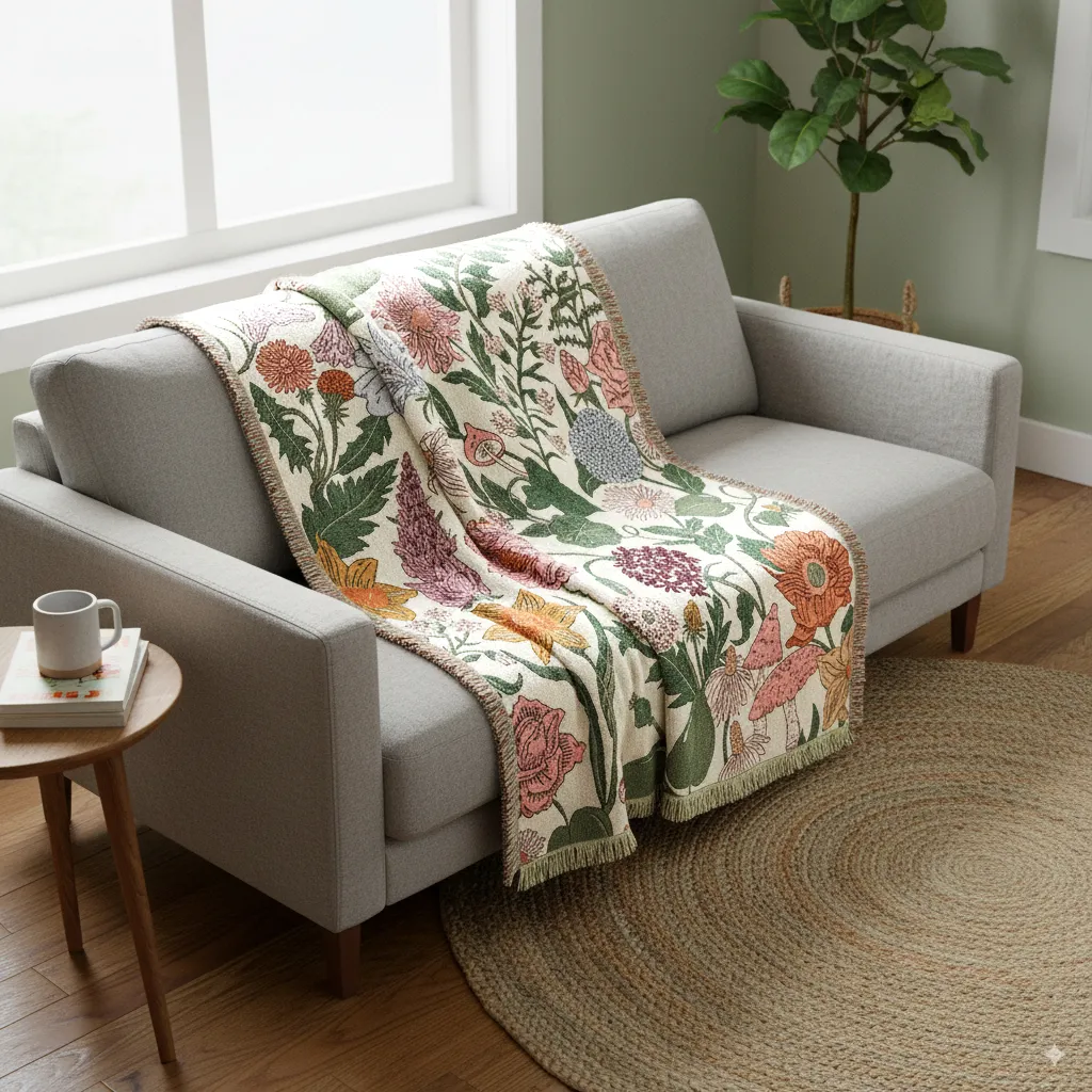 Viltit - Fiori Tapestry Blanket (multi)
