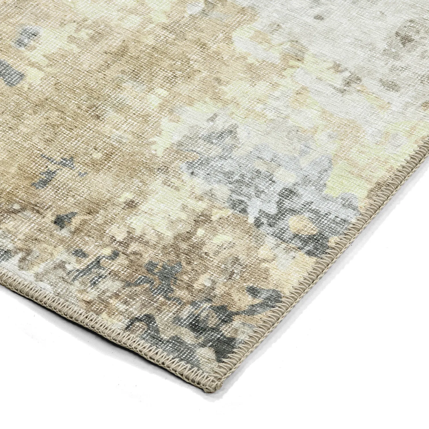 Lattakudottu matto - Comino (beige/multi)